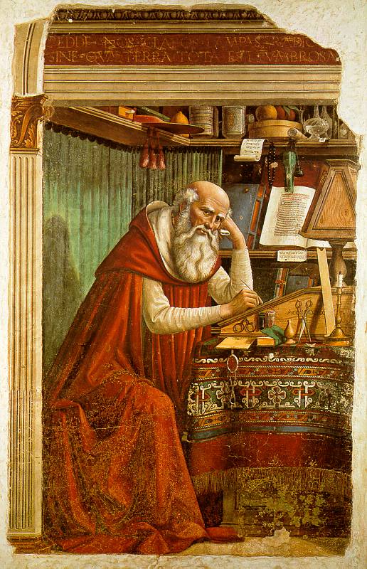 Domenico Ghirlandaio San Girolamo nel suo studio 1480 Fonte Wikipedia